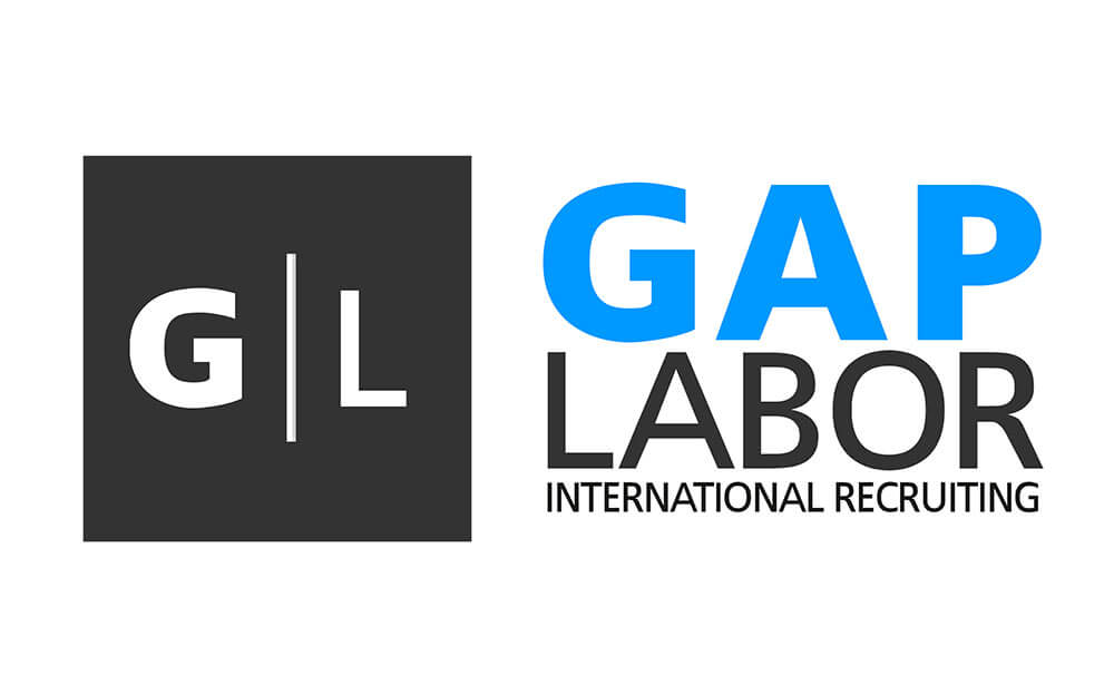 Blue Dot Agency Gap Labor logo designed by David Trotter
