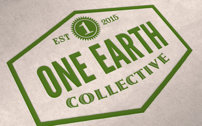 One Earth Collective logo designed by David Trotter @bluedotagency