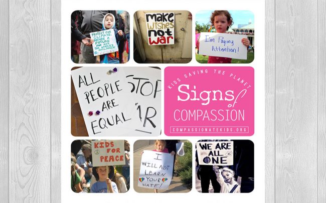Blue Dot Agency Signs of Compassion social media graphic