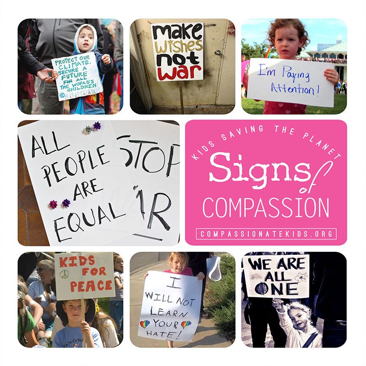 Blue Dot Agency Signs of Compassion social media graphic