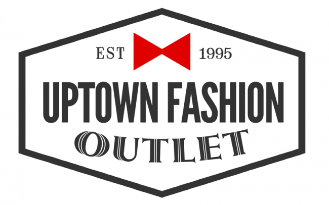 Uptown Fashion Outlet logo designed by David Trotter @bluedotagency