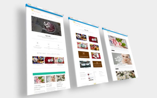 BlueDot Agency website design for Bliss and Sparrow