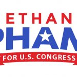 Blue Dot agency logo designed for Ethan Pham for Congress