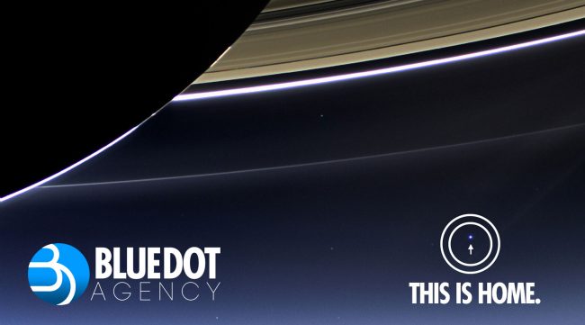Carl Sagan's Pale Blue Dot by Blue Dot Agency